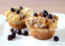 Blaubeermuffins mit Streusel